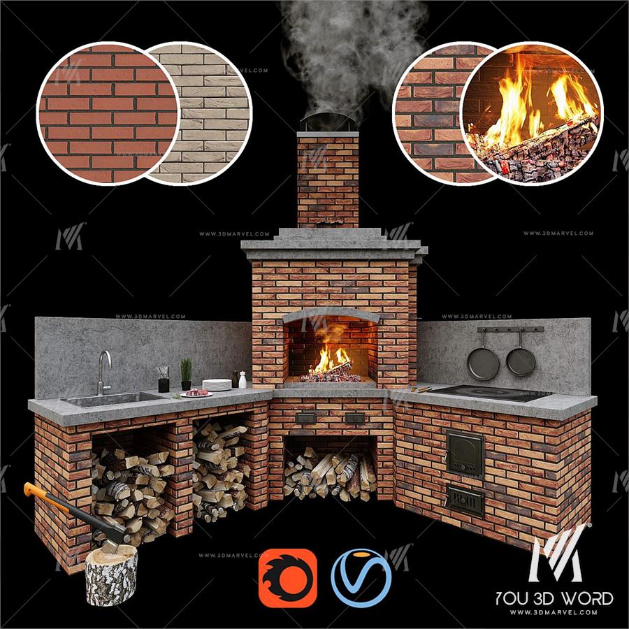 Barbecue oven 2